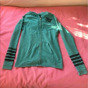 Teal Freecity Zip-up Jacket